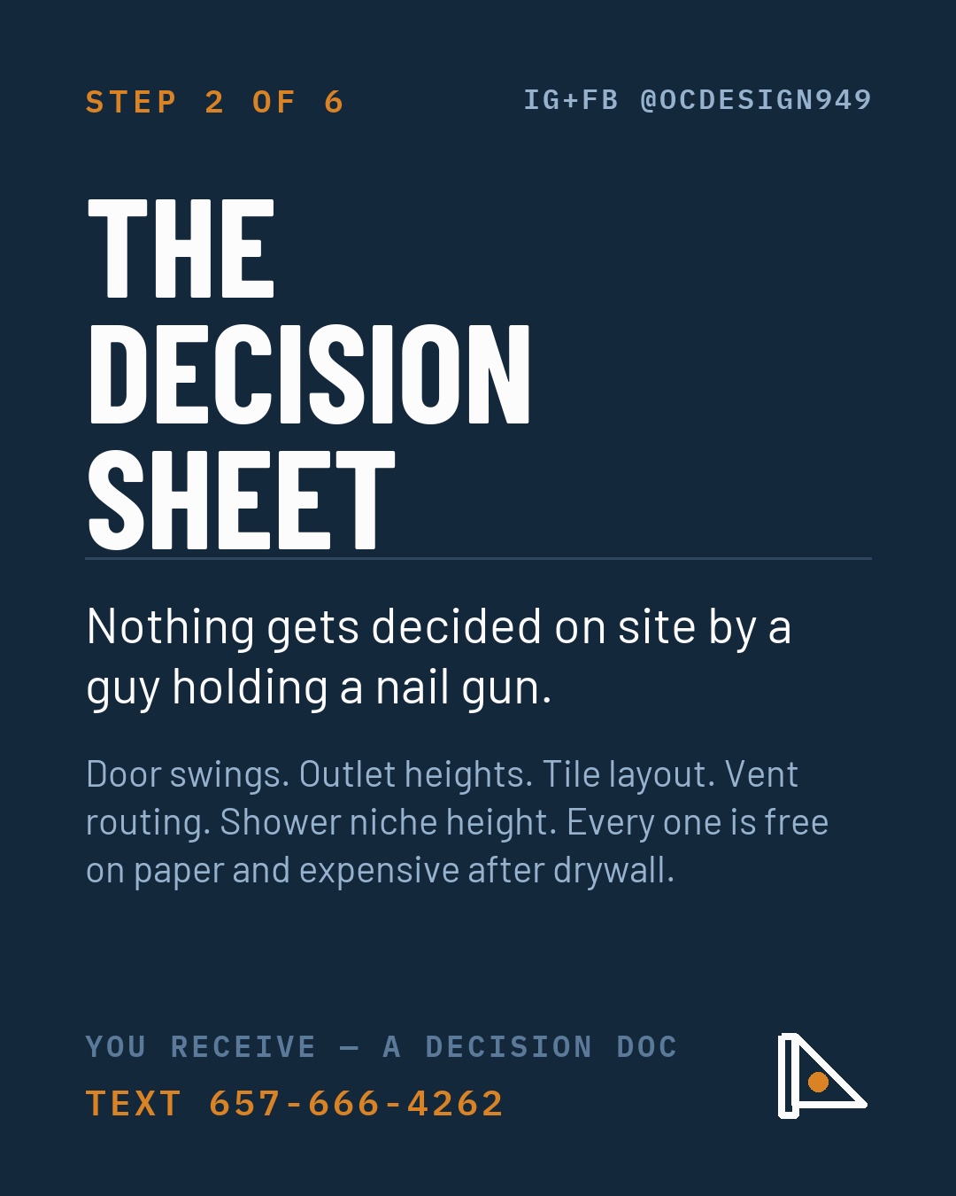 Method Step 2 — The Decision Sheet