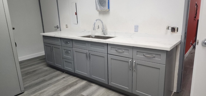 Break room sink