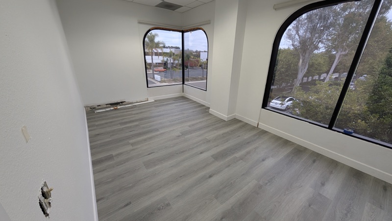 New floor down